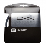 Tennissaite - Luxilon - LXN SMART - schwarz/weiss matt - 12,2 m 16G / 1,30 mm