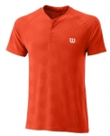 Wilson - POWER SEAMLESS HENLEY - tangerine tango - Herren (2020) XXL