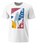 Wilson - GEO PLAY TECH TEE - white - Herren (2020) XXL