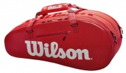 Tennistasche - Wilson - SUPER TOUR 2-Fach-Tasche - klein (2018/2019) rot
