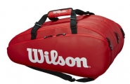 Tennistasche - Wilson - TOUR 3-Fach-Tasche (2019) rot
