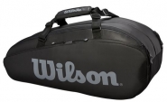 Tennistasche - Wilson - TOUR 2-Fach-Tasche - klein (2019) schwarz/grau