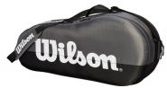 Tennistasche - Wilson - TEAM 1-Fach-Tasche (2019) grau/schwarz